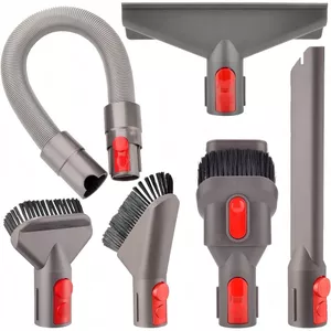 Dành Cho Dyson V7 / V8 / V10 / V11 / V15 Máy Hút Bụi Nệm Hút Phẳng Đầu Bàn Chải Tóc Mềm Tròn Bàn Chải 2 Trong 1 Bàn Chải Đầu Hút Phụ Kiện