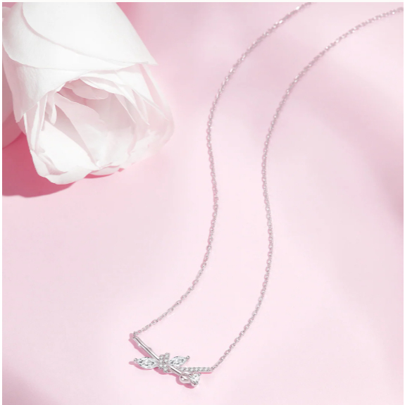🌹Star's Pick🌹FANCIME“Rose Lovers” Dây chuyền bạc Sterling hình trái tim hoa hồng thắt nút-Vòng cổ nam Vòng cổ nữ -Dây chuyền bạc nữ Charm-Xương đòn tối giản-Mặt dây chuyền-Sinh nhật-Ngày lễ-Kỷ niệm-Đám cưới-Tụ họp-Hẹn hò-Quà tặng cho cô ấy-Cho bản thân