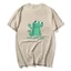 Áo Thun Unisex Ngộ Nghĩnh Kawaii Meme-Style, 100% Cotton, Thích Hợp Dạo Phố Cho Nam/Nữ