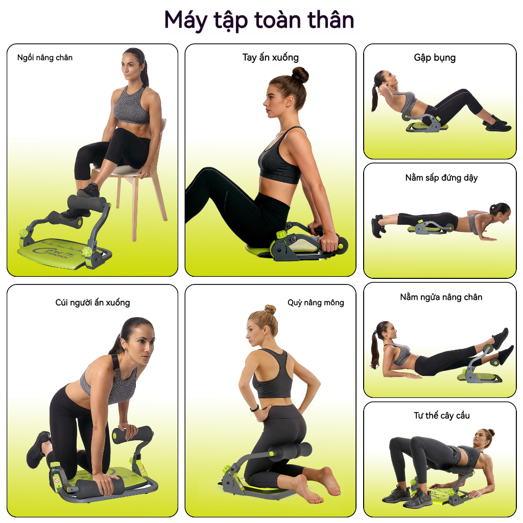 Leikefitness Máy Tập Bụng, Máy Tập Cơ Bụng Đa Năng Tại Nhà, Máy Tập Bụng Đa Năng Gấp Gọn
