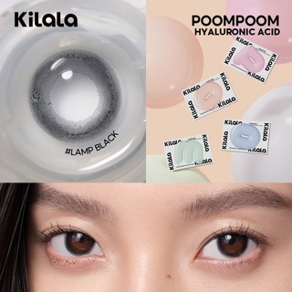 Kính áp tròng Kilala màu đen Focus Black DIA 14.0mm lens cận 1 ngày có độ (0-8) 2 chiếc
