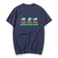 Nam Áo Thun 100% Cotton Phong Cách Y2K với Meme Thằn Lằn, Perfect cho Đi Biển
