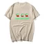 Nam Áo Thun 100% Cotton Phong Cách Y2K với Meme Thằn Lằn, Perfect cho Đi Biển