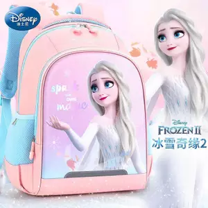 Disney Schoolbag Nữ Học Sinh Tiểu Học Lớp Một Bé Gái Đến Ba Trẻ Em Ba Lô Công Chúa Elsa 2026 Phong Cách Mới Cô Gái