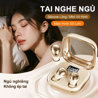 Y15 Tai nghe ngủ vỏ kim loại cao cấp [3 Quà tặng] 1 Nhãn dán hoạt hình+1 Bao tay chơi game+1 Dây buộc, Âm thanh nổi cấp độ HiFi, Siêu mỏng nhẹ - Đeo như không đeo, Chống nước IPX5, Giảm tiếng ồn ENC,