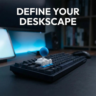 Cần điều khiển trò chơi bên ngoài bàn phím cơ in 3D - Chuyển động WASD cho trò chơi chiến đấu, Tương thích với các nút chéo