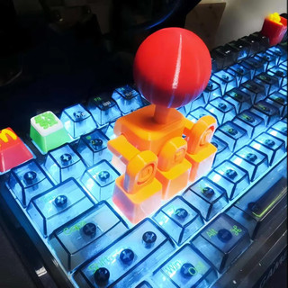 Cần điều khiển trò chơi bên ngoài bàn phím cơ in 3D - Chuyển động WASD cho trò chơi chiến đấu, Tương thích với các nút chéo