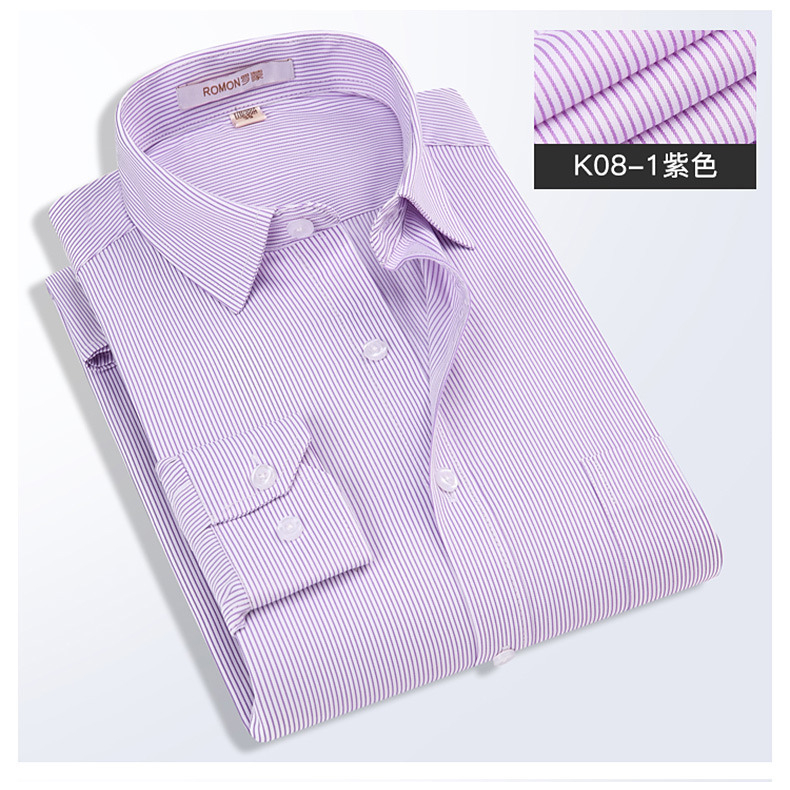 Mới Nam Trắng Dài Tay Chính Thức Sọc Áo Sơ Mi Cotton Thường Ngày Công Sở Áo Sơ Mi Nam Quần Áo