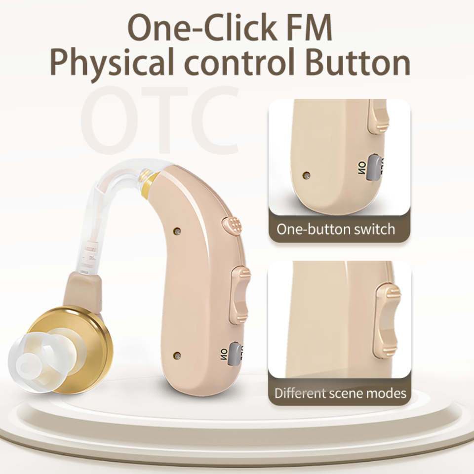 Máy trợ thính công suất cao 109A kèm Chip thông minh, Kiểm soát tiếng ồn thích ứng & Tuổi thọ pin dài