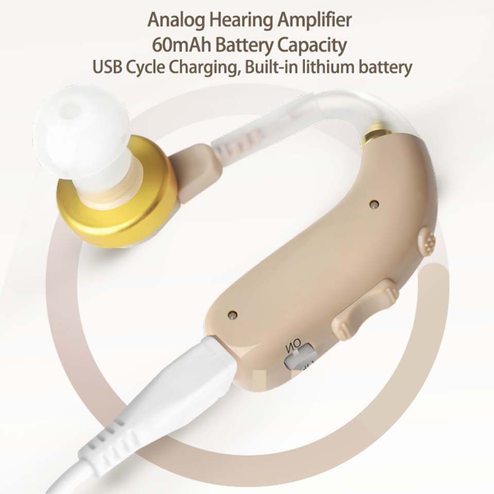 Máy trợ thính công suất cao 109A kèm Chip thông minh, Kiểm soát tiếng ồn thích ứng & Tuổi thọ pin dài