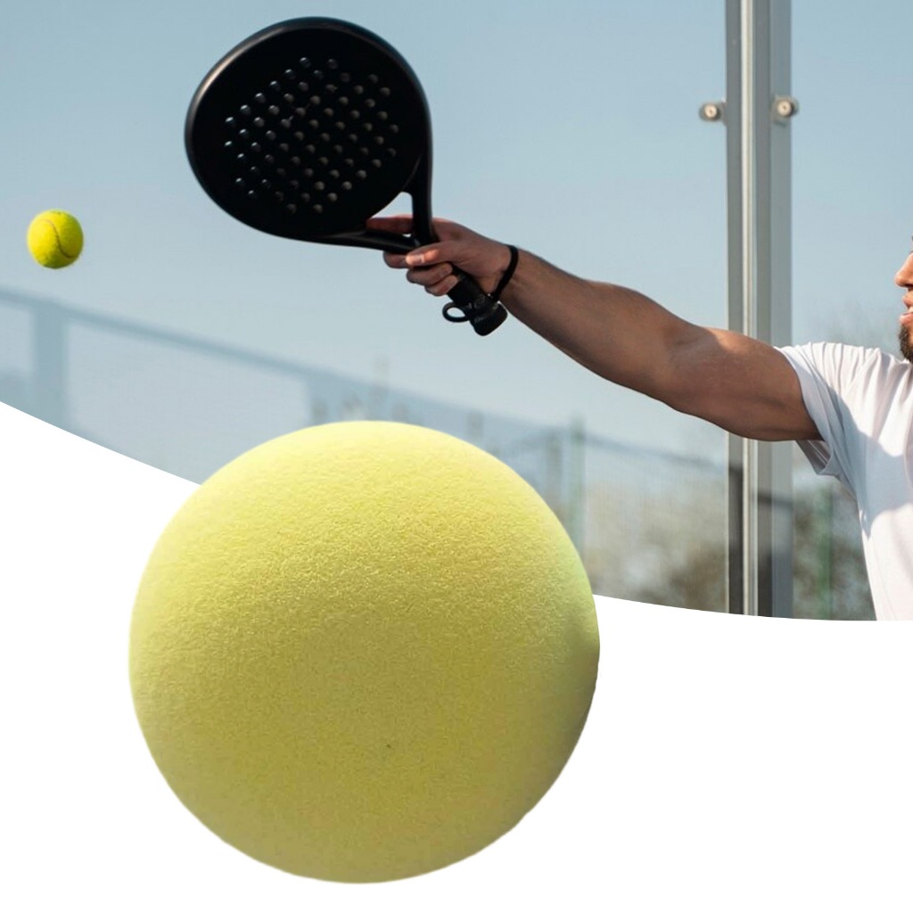 Jfory Silent Pickleball Ball - Bóng Mềm Pu 74mm, Giảm Tiếng Ồn, Dành cho Luyện Tập tại nhà và sân sau