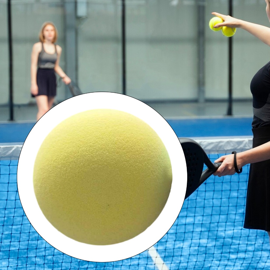 Jfory Silent Pickleball Ball - Bóng Mềm Pu 74mm, Giảm Tiếng Ồn, Dành cho Luyện Tập tại nhà và sân sau