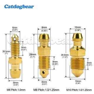 Catdogbear Titan Bolt M6x1.0P M8x1.0 / 1.25P M10x1.0 / 1.25P cho Brembo Ducati BMW KTM Aprilia