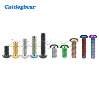 Catdogbear Titanium M3 Bolt Ổ cắm lục giác nửa đầu tròn (Allen) Vít cho xe đạp