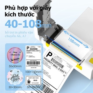 Máy in đơn hàng FLASHLABEL Y486 in đơn hàng, phiếu gửi, minicode, Logo Tự Dán, Bảo Hành 16 Tháng