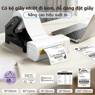 Máy in đơn hàng FLASHLABEL Y486 in đơn hàng, phiếu gửi, minicode, Logo Tự Dán, Bảo Hành 16 Tháng