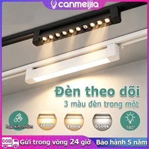 CANMEIJIA Đèn LED tuyến tính 3 màu Đèn chiếu sáng trần 20 / 30 / 40W Đèn đường ray nhôm Đèn lũ hiện đại cho nhà bếp gia đình Cửa hàng quần áo phòng khách
