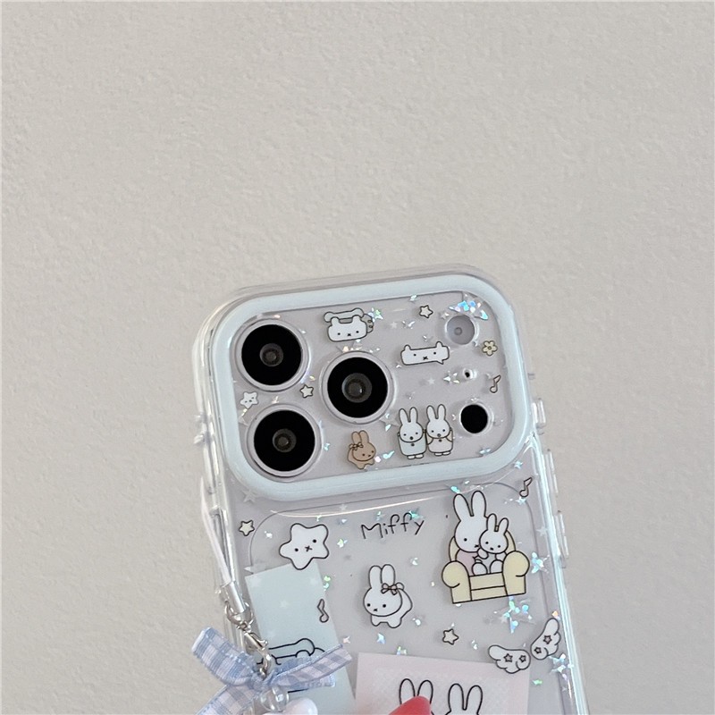 Ốp điện thoại iPhone 17 Pro max Star Rabbit họa tiết TPU materia IMD