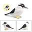 Trẻ em nhận thức rắn mô phỏng động vật hoang dã mô hình chim cười kingfisher chim động vật mô hình đồ chơi trang trí
