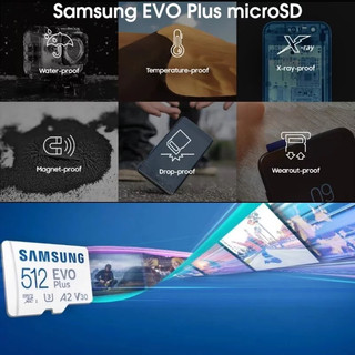 Thẻ Samsung Ultra MicroSD UHS-I 64GB / 128GB / 256GB / 512GB / 1TB - Tốc độ đọc lên tới 130MB / giây, Thẻ nhớ A2 Class 10 có bộ chuyển đổi SD
