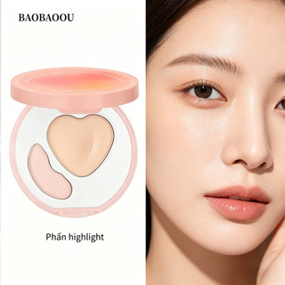 BABAOOU bột định hình Phấn mịn che khuyết điểm và làm sáng tự nhiên