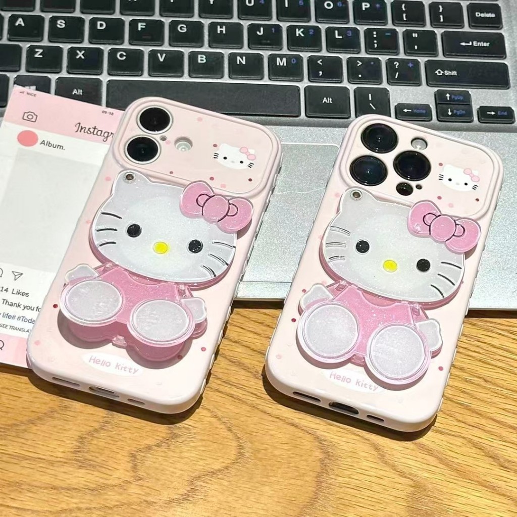 Phong Cách Mới 11 Cảm Giác Cao Cấp 12 Chấm Bi Mèo 13 Gương 14 Tình Yêu Thích Hợp Cho Apple 17promax Vỏ Điện Thoại 15 Hoạt Hình Sáng Tạo Dễ Thương iPhone16 Vỏ Bảo Vệ Chống Sốc