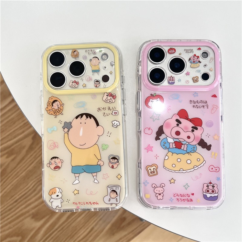 Ốp điện thoại iPhone 17 Pro max Họa tiết hoạt hình TPU materia IMD