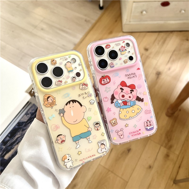 Ốp điện thoại iPhone 17 Pro max Họa tiết hoạt hình TPU materia IMD