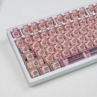 Misty Transparent Keycaps PC Dye-sub Cherry Profile Keycap Custom Keycaps Tương thích với Cherry Gateron MX Switch