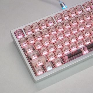 Misty Transparent Keycaps PC Dye-sub Cherry Profile Keycap Custom Keycaps Tương thích với Cherry Gateron MX Switch