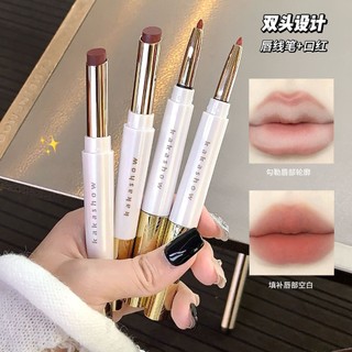 Kakashow Hai Đầu Son Môi 2 Trong 1 Matte Lipstick Chống Thấm Nước Lâu Dài Không Phai Màu Mềm Trang Điểm Môi Người Mới Bắt Đầu Thân Thiện NO.C426