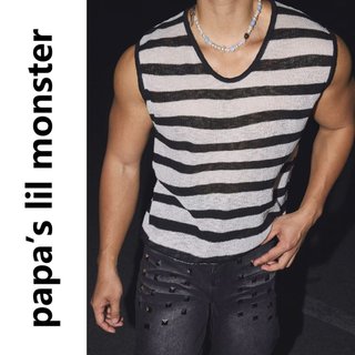 Nam Áo Vest Mỏng Phong Cách Nam Không Tay Thoáng Khí Thể Thao Thường Ngày Hút Mồ Hôi Áo Màu Sắc Tương Phản Sọc Dệt Kim Áo Vest
