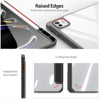 DUX DUCIS TOBY Sarung Tablet untuk iPad Pro 13 11 12.9 / Air 11 13 5 4 Mini 7 6 10 9 8 7 9.7 Vỏ TPU da thông minh