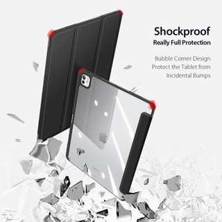 DUX DUCIS TOBY Sarung Tablet untuk iPad Pro 13 11 12.9 / Air 11 13 5 4 Mini 7 6 10 9 8 7 9.7 Vỏ TPU da thông minh