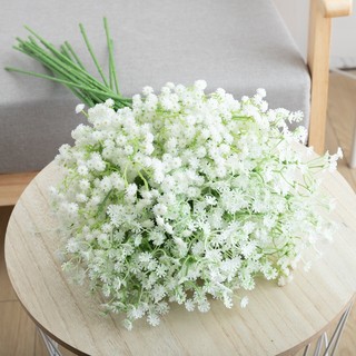 [BÁN] Hoa nhân tạo Bé thở Gypsophila Bó hoa lụa giả cưới Trang trí nội thất Tiệc bố hoa Thân dài DIY Thẩm mỹ Trang trí phòng Quà tặng Tiệc cưới thực tế
