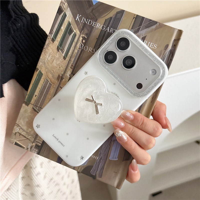 Ốp điện thoại iPhone 17 Pro max Sparkle nơ tie họa tiết TPU materia IMD