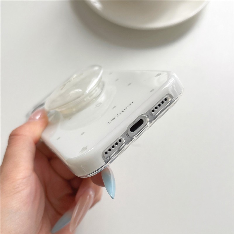 Ốp điện thoại iPhone 17 Pro max Sparkle nơ tie họa tiết TPU materia IMD