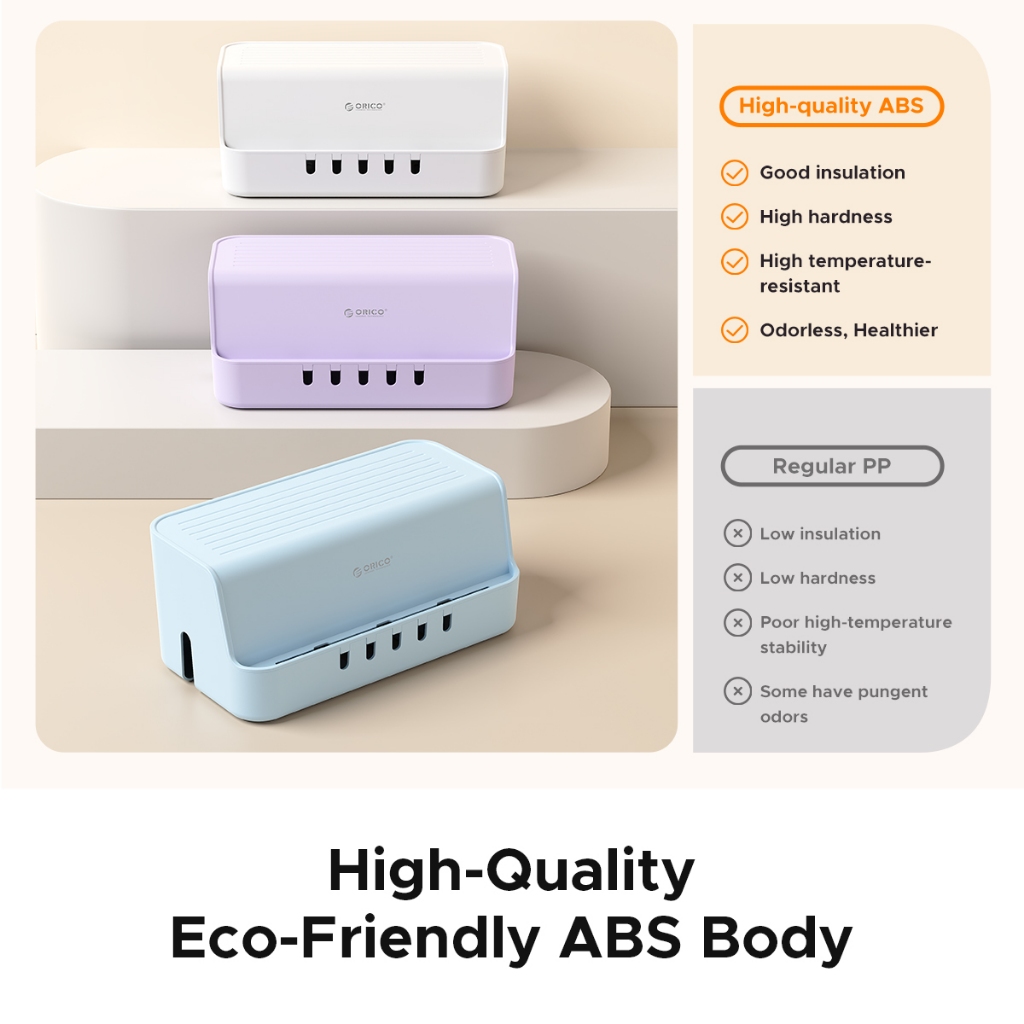 ORICO - Hộp lưu trữ dây PowerBox Plus, hộp nguồn, ổ cắm, giá lưu trữ dây (PB02)