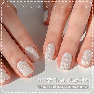 Miss Gooey Sơn gel móng tay hiệu ứng xà cừ một xu hướng mới với họa tiết vỏ sò xoắn ốc cực quang cho năm