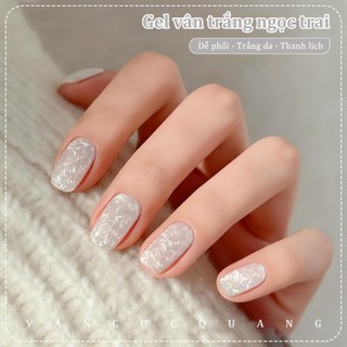 Miss Gooey Sơn gel móng tay hiệu ứng xà cừ một xu hướng mới với họa tiết vỏ sò xoắn ốc cực quang cho năm