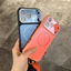 Ốp lưng cứng mờ màn hình lớn AG có dây buộc ngôi sao tương thích cho iPhone 14 pro max 15 pro max 16 pro max 17 pro max