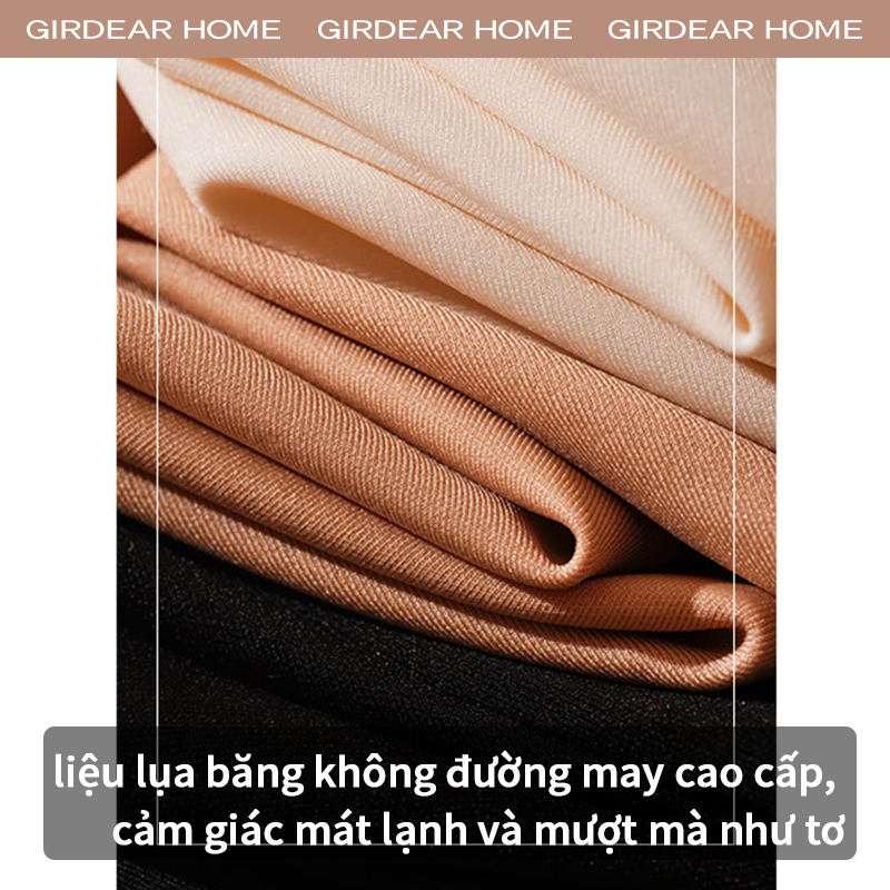 Girdear Home Áo Hai Dây Lụa Mát Nữ Ren Pháp Cổ V Thanh Lịch Có Mút Ngực Latex Sẵn Áo Lót Trong Mùa Hè,7611EB03