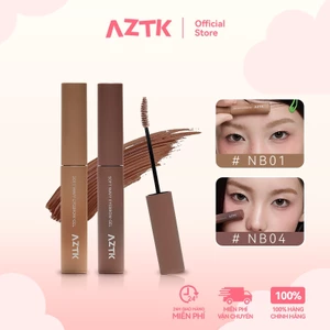 AZTK Mascara Lông Mày Kẻ Mày Tự Nhiên Chống Nước Lâu Trôi Không Lem 1.9g