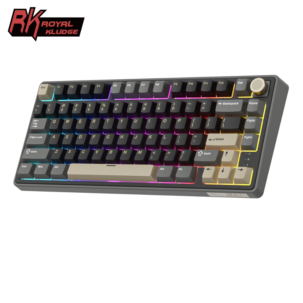 RK Royal Kludge RK R75PRO Phantom RGB Hotswap 3 chế độ 2.4GHz Bàn phím chơi game USB-C có dây Bluetooth