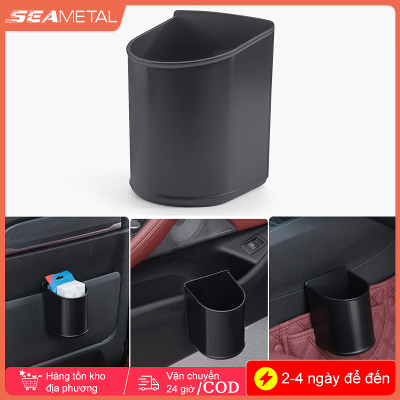 SEAMETAL Đa Năng Bảo Quản Ô Tô Tổ Chức Đa Năng Cốc Chống Lắc Tiết Kiệm Không Gian Tự Động Nội Thất Hộp Đựng Đồ Uống