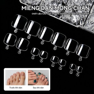 Miss Gooey Hình dán móng siêu mỏng trong suốt không cần đánh bóng liền mạch phủ kín toàn bộ móng thích hợp cho móng chân và móng bàn chân
