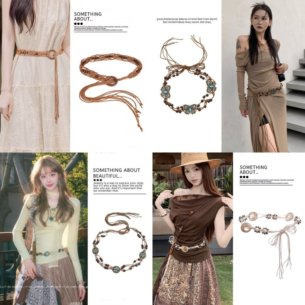 Thắt lưng bướm bohemian retro phong cách dân tộc cao cấp