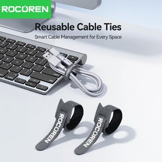 Rocoren Cáp Tổ Chức 40 Chiếc Quản Lý Cáp Cuộn Băng Bảo Vệ Cho Dây Buộc Phụ Kiện Điện Thoại organizador Cáp