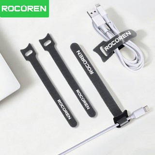 Rocoren Cáp Tổ Chức 40 Chiếc Quản Lý Cáp Cuộn Băng Bảo Vệ Cho Dây Buộc Phụ Kiện Điện Thoại organizador Cáp