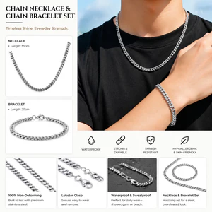 Vòng tay Unisex hip-hop titan không gỉ - Phù hợp cho mọi người và dễ dàng phối đồ-ZHENGFAN